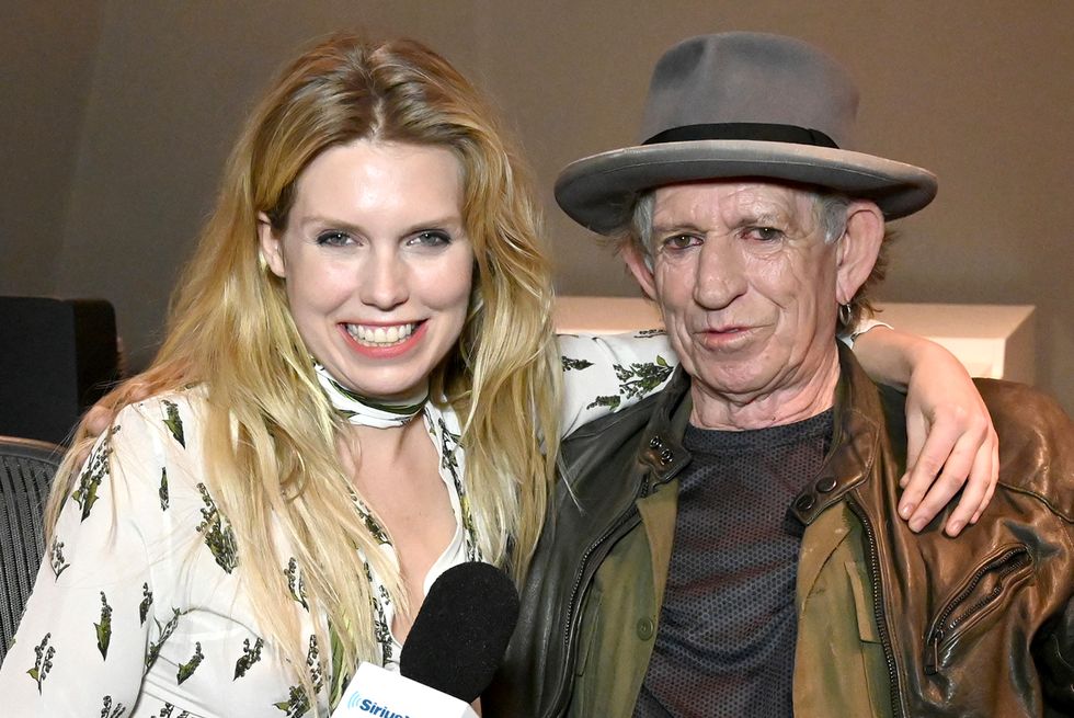 keith richards sits down with theodora richards exclusively on her siriusxm show 'off the cuff'