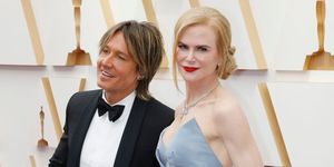 los angeles, usa   march 27, 2022 keith urban, nicole kidman arrives on the red carpet outside the dolby theater for the 94th academy awards in los angeles, usa photo credit should read p lehmanfuture publishing via getty images