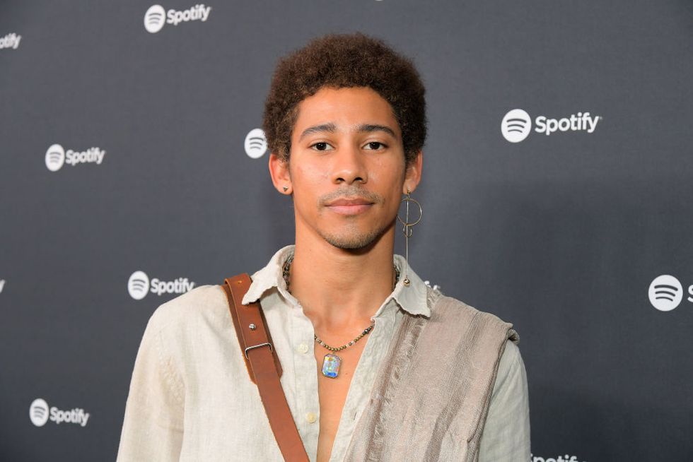 spotify hosts "best new artist" party at the lot studios red carpet