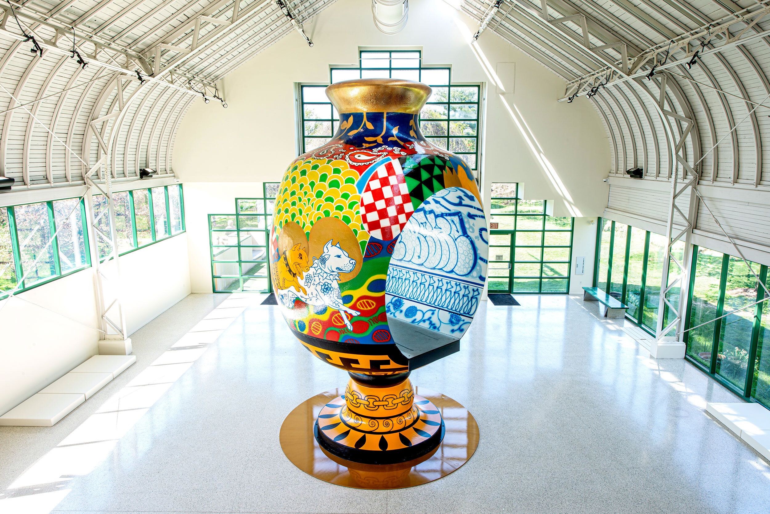 Go Ahead: Take a Selfie Inside Roberto Lugo's 20-Foot-Tall Vase