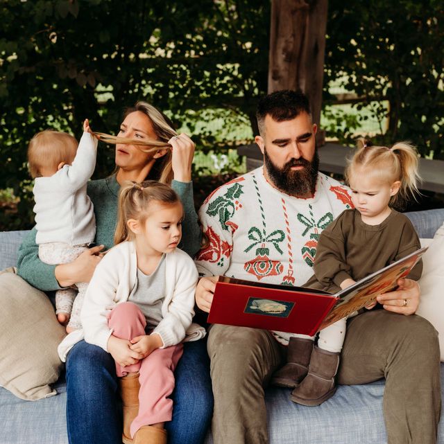 Kylie Kelce Shared Video from their Family Christmas Photo Shoot