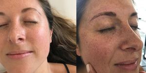 Kelli Accardio microblading before and after