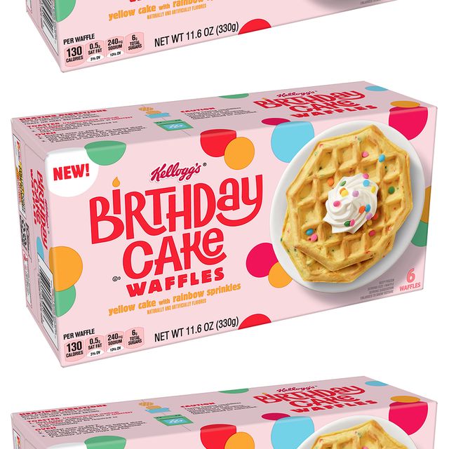kellogg's birthday cake waffles