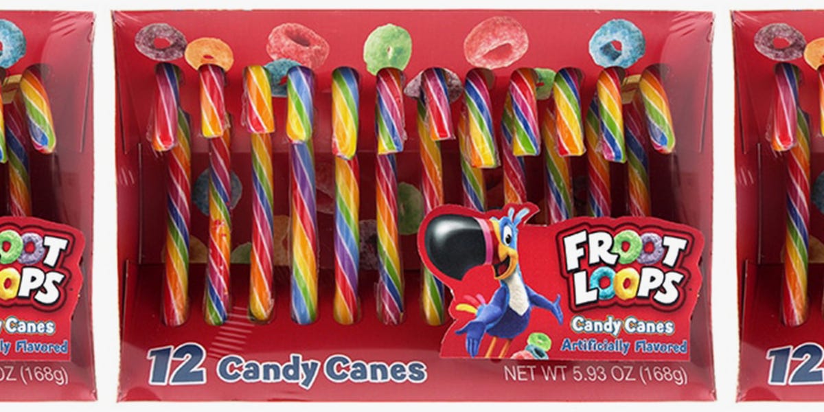 These New Froot Loops Candy Canes Have Us Already Looking Forward to ...