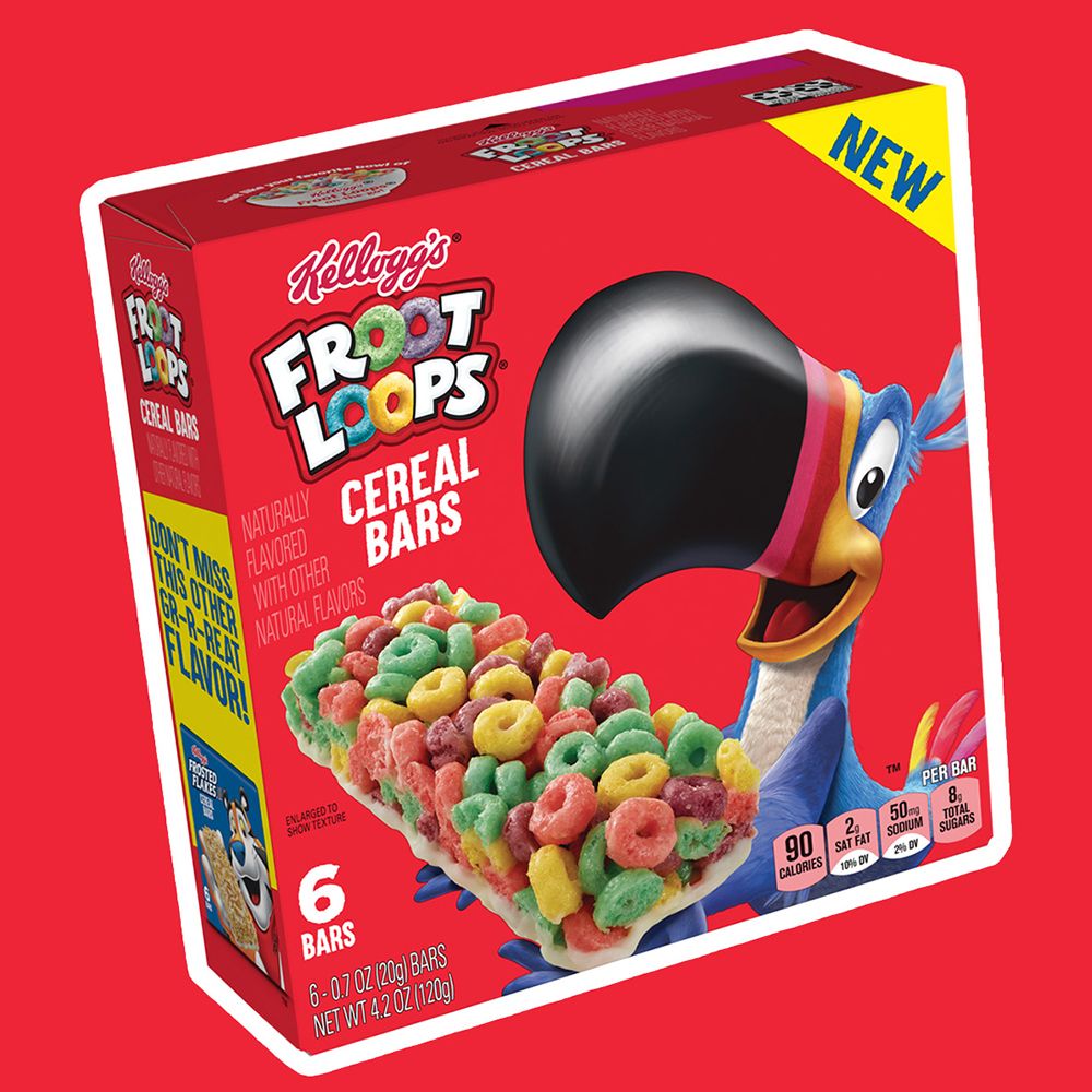 kellogg's froot loops cereal bars
