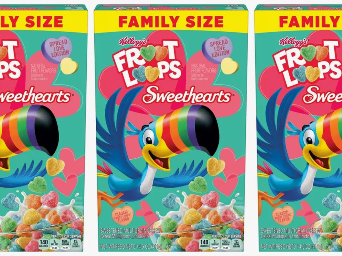The New Froot Loops Sweethearts Cereal Guarantees a Heart-Filled