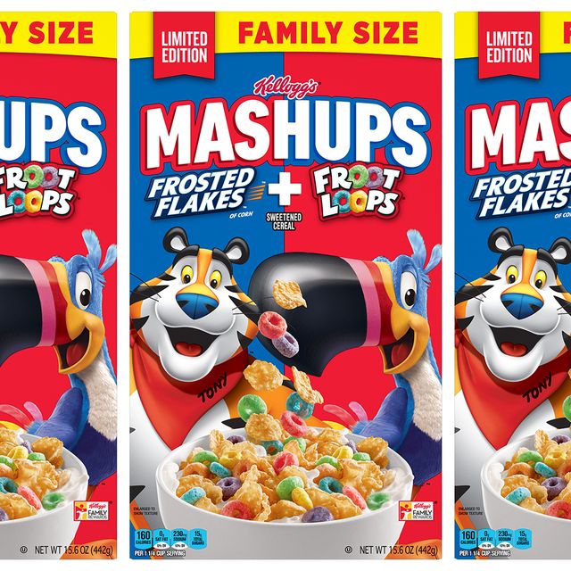 kellogg's frosted flakes froot loops mashups cereal
