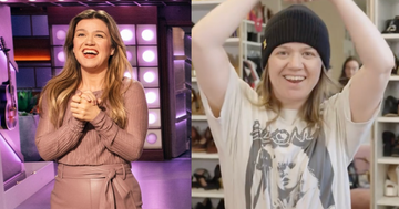 kelly clarkson show makeup free tiktok fan reaction