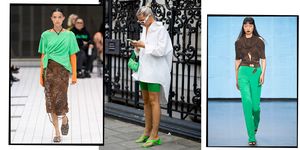 kelly green colour trend