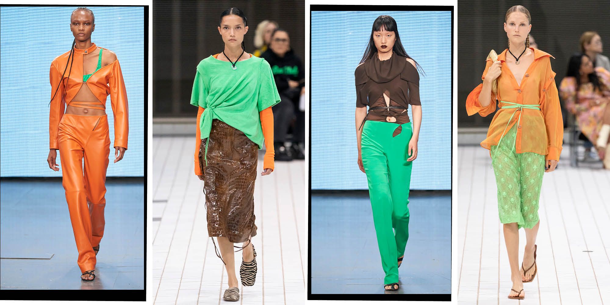 London Fashion Week SS22 Confirms Kelly Green Is The Colour Of Now