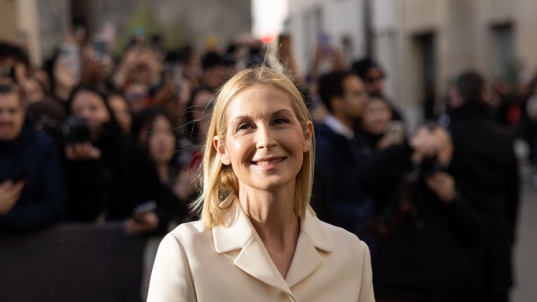 preview for Kelly Rutherford arrives at the Christian Dior couture show