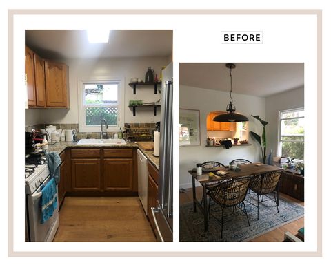collage of kitchen photos