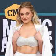 nashville, tennessee   april 11in this image released on april 11th kelsea ballerini poses at the 2022 cmt music award in nashville, tennessee photo by jason kempin  2022 cmt music awardsgetty images for cmt