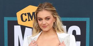 nashville, tennessee   april 11in this image released on april 11th kelsea ballerini poses at the 2022 cmt music award in nashville, tennessee photo by jason kempin  2022 cmt music awardsgetty images for cmt