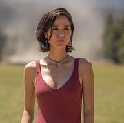 kelsey asbille as monica dutton on yellowstone