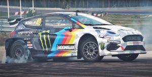 stard ford fiesta erx de ken block