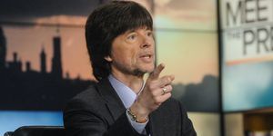 meet the press    pictured l r  filmmaker ken burns appears on "meet the press" in washington, dc, sunday, april 13, 2014 photo by william b plowmannbcnbc newswirenbcuniversal via getty images
