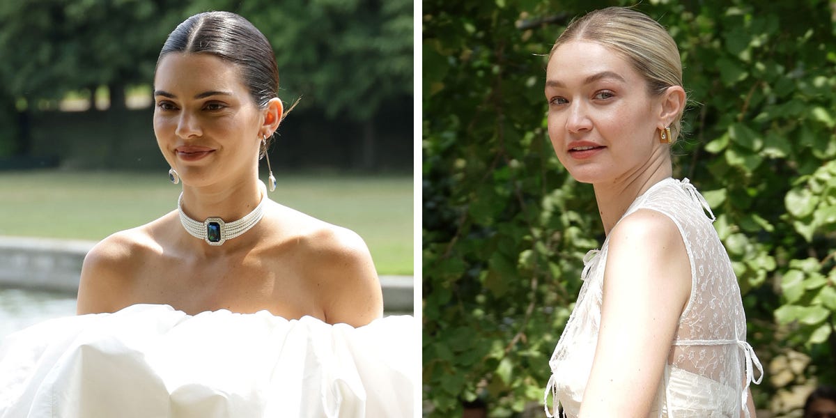 Gigi Hadid Takes Jacquemus Runway in White Lingerie for Spring Show – WWD