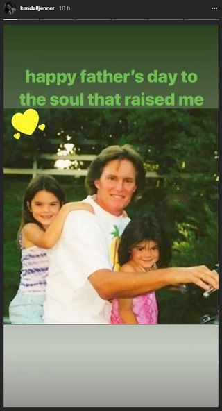 Kendall Jenner en su infancia junto a su padre, Caitlyn Jenner, cuanto todavía era Bruce