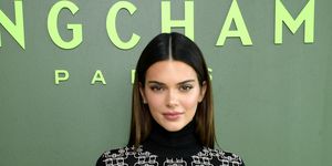 new york, new york   february 08  kendall jenner attends the longchamp fallwinter 2020 runway show at hudson commons on february 08, 2020 in new york city photo by ben gabbegetty images for longchamp