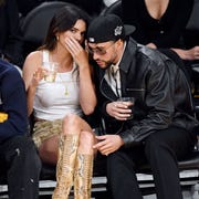 celebrities at the los angeles lakers game