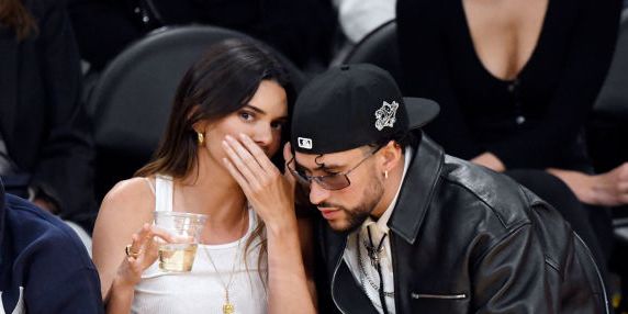 Kendall Jenner & Bad Bunny Sit Courtside at Lakers Playoff Game in Los  Angeles: Photo 4933181, Bad Bunny, Kendall Jenner, Kim Kardashian, North  West Photos