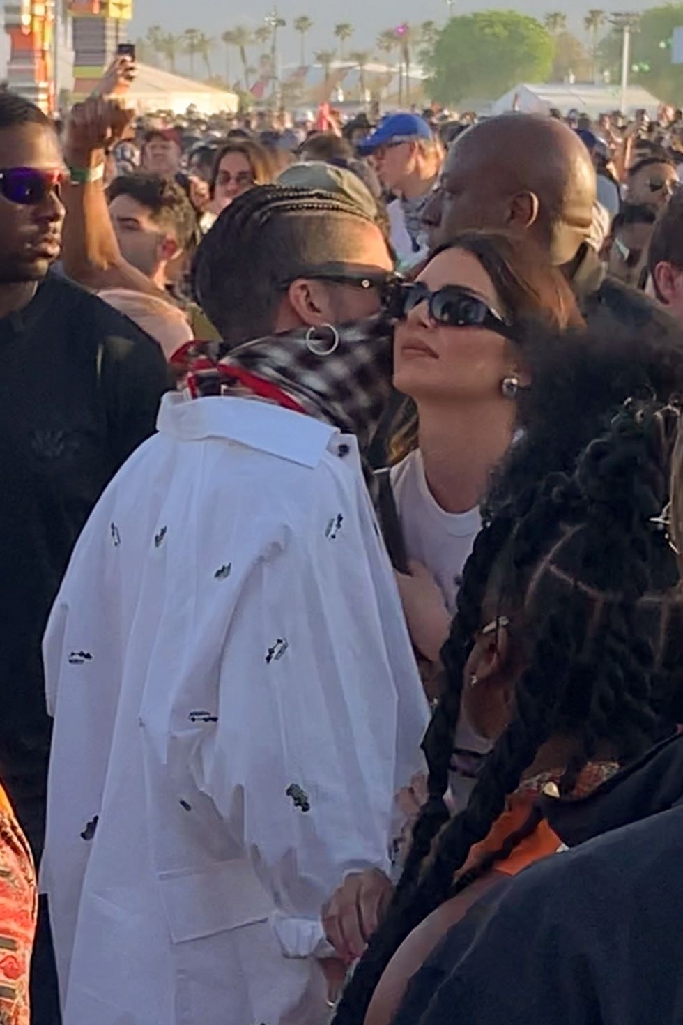 Bad Bunny photos, including Kendall Jenner dates, Coachella