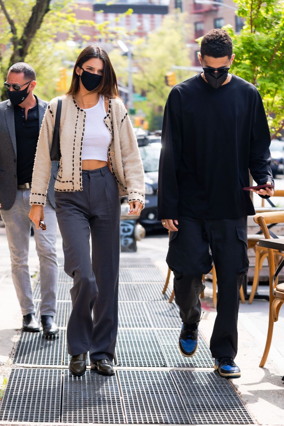 kendall jenner and devin booker in new york city on april 24, 2021