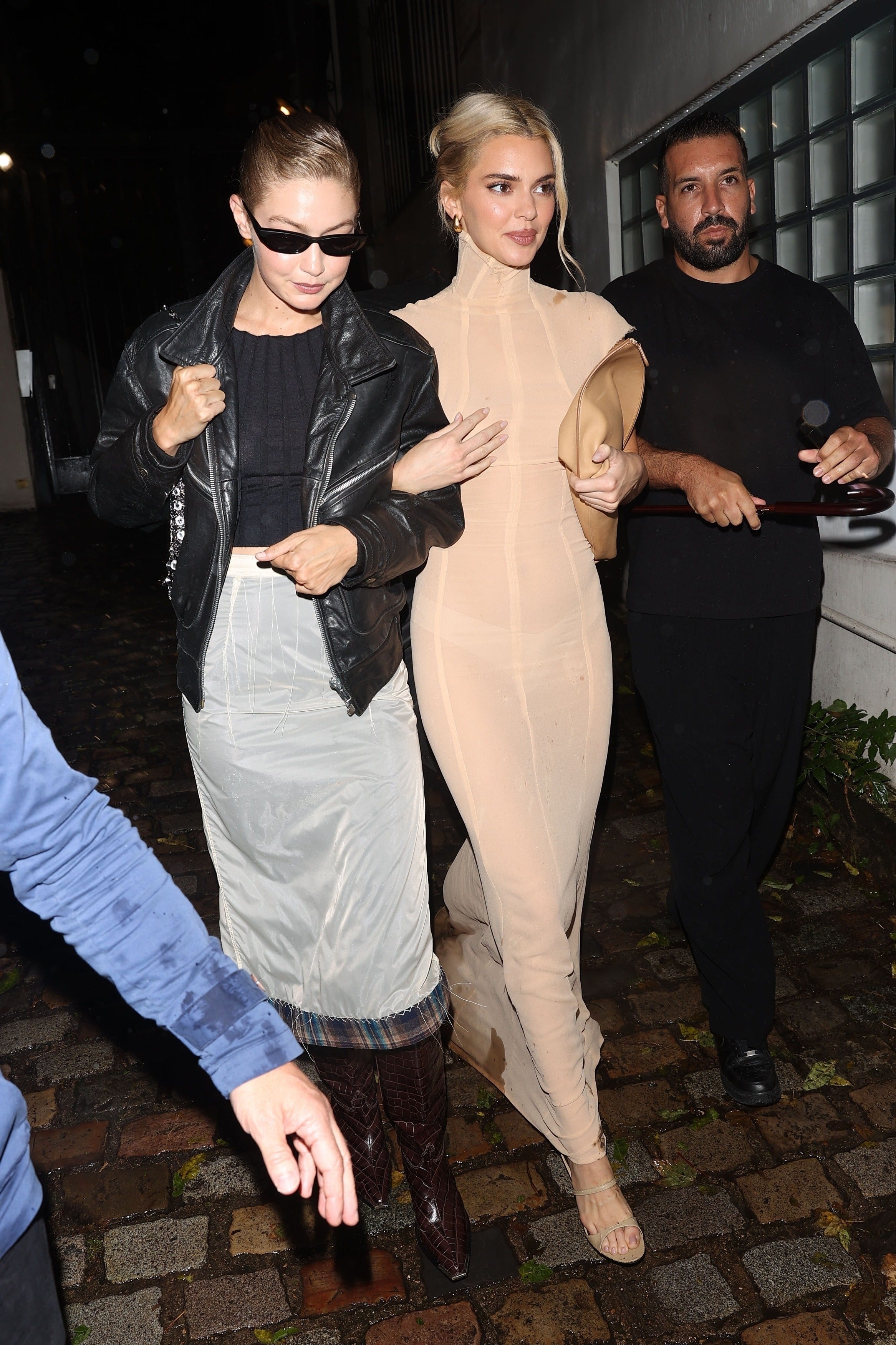 It was Jenner's fourth outfit of the day. 