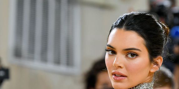 Kendall Jenner Just Wore A Leather Thong And Fishnet Tights