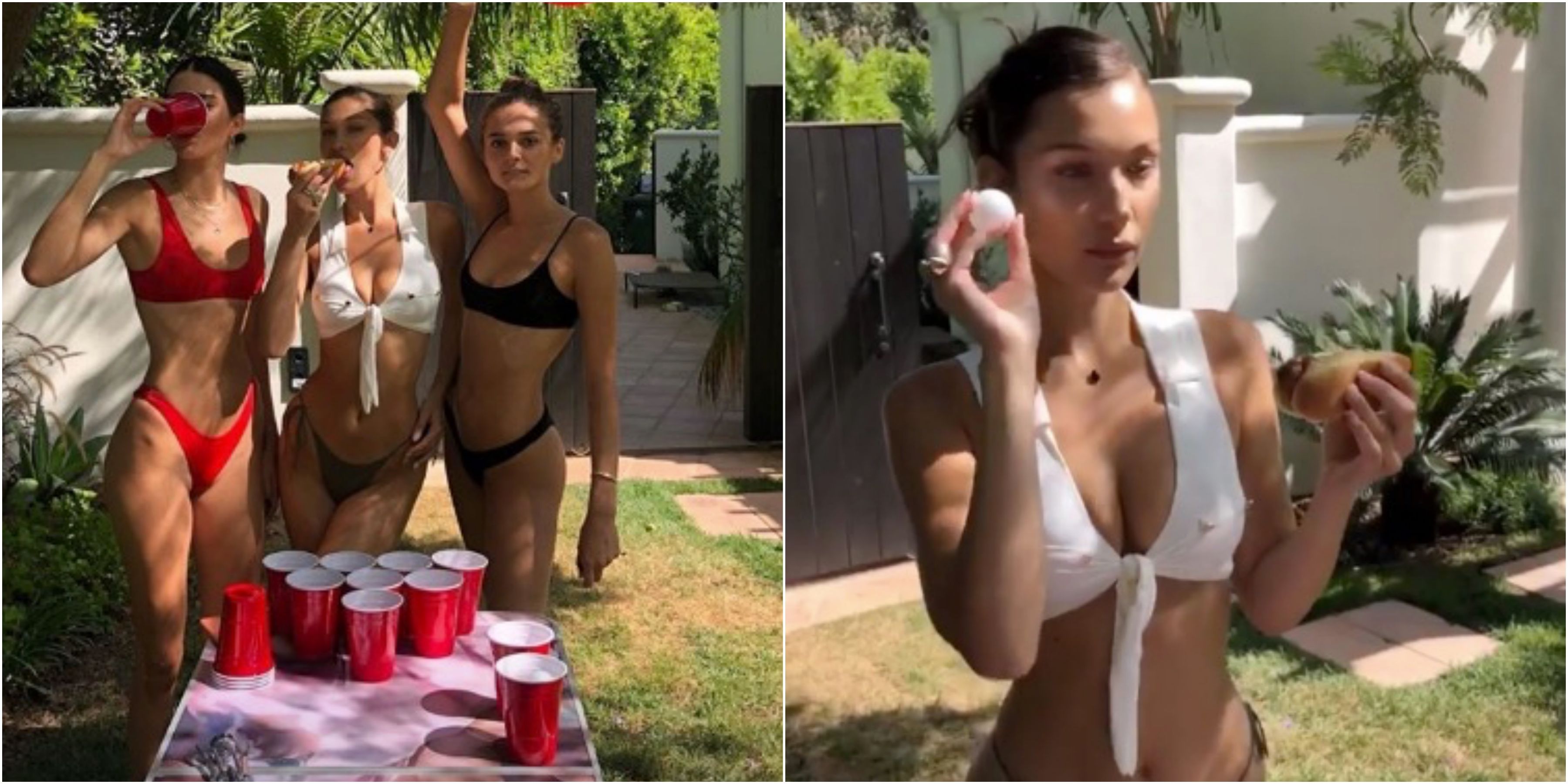 Kendall Jenner And Bella Hadid Join Kim Kardashian For Labour Day BBQ With All The Tequila