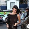 207  Kendall Jenner Cream Braless Crop Top Street Style Hollywood