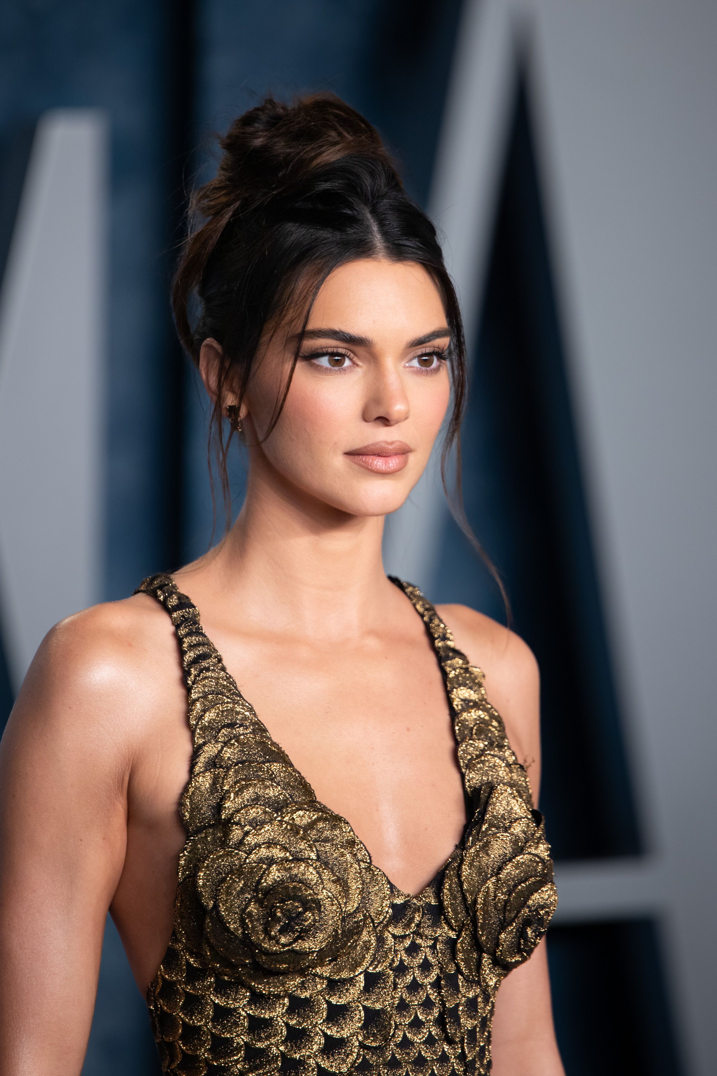 Kendall Jenner Elegant Updo Hairstyle - TheHairStyler.com
