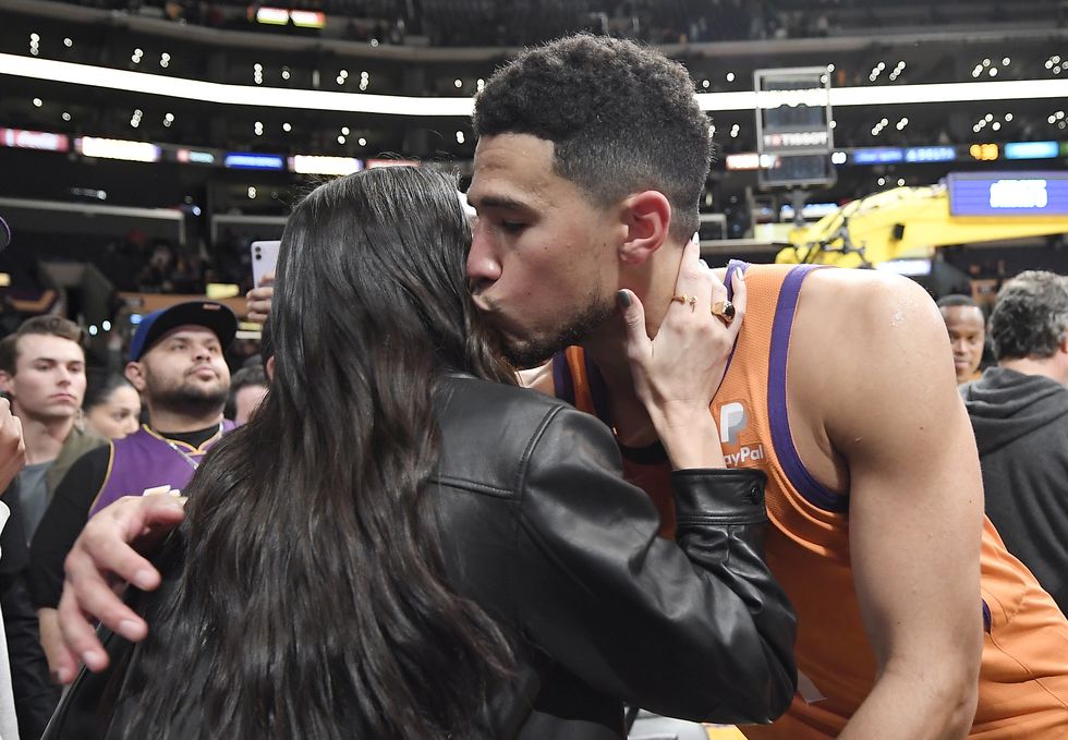 kendall jenner and devin booker shared some sweet pda