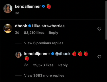 kendall jenner and rumoured new boyfriend devin booker flirting with each other on instagram
