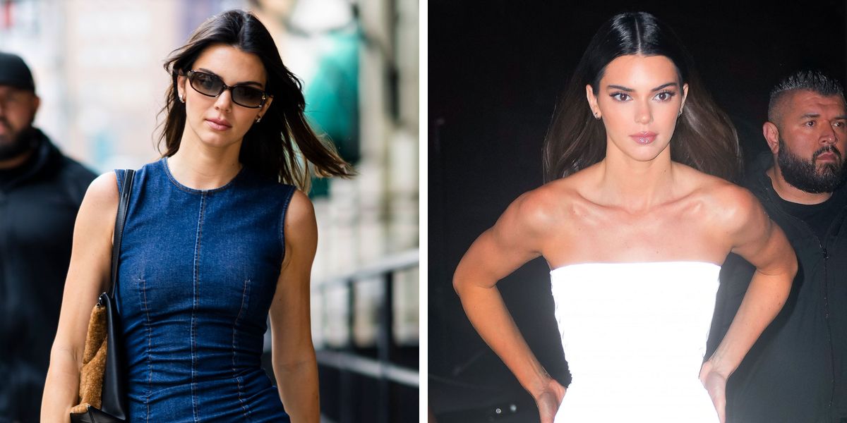 Kendall Jenner Kicked Off Fall in Two Long Bodycon Dresses