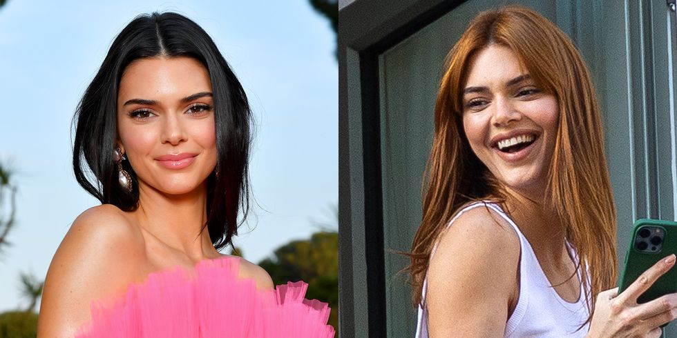 kendall jenner hair before and after