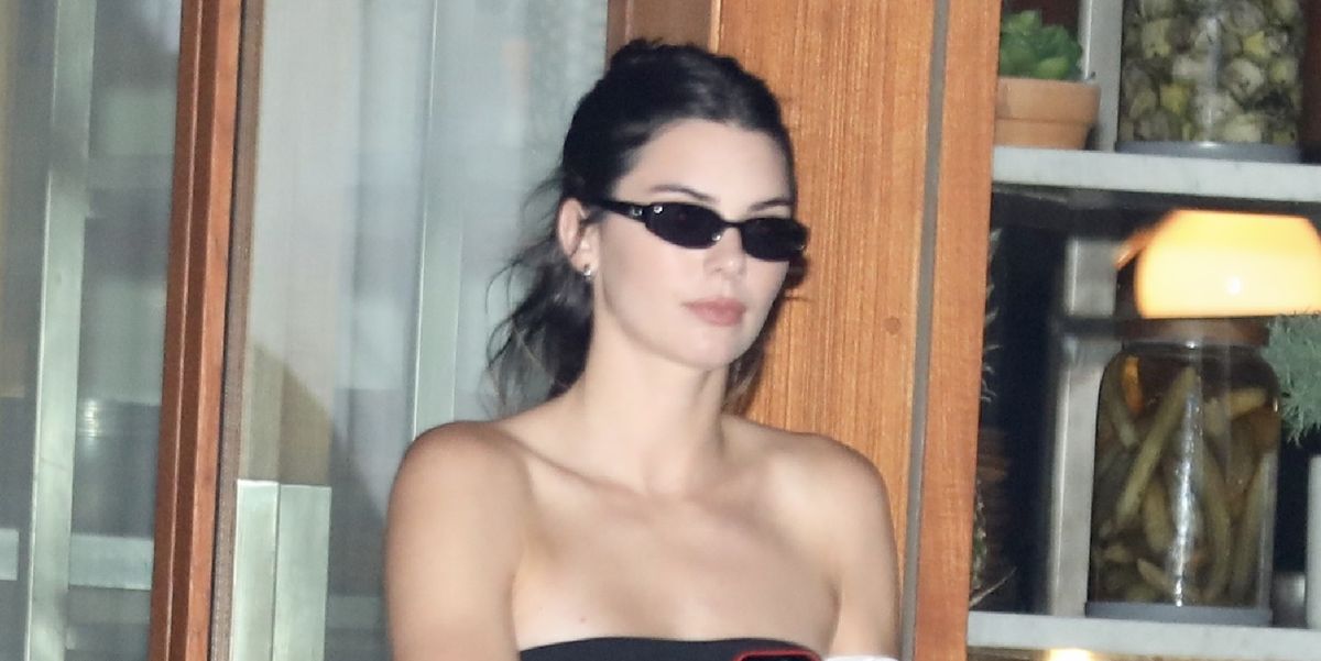 Kendall Jenner Wears See-Through Bodycon Dress to 818 Party
