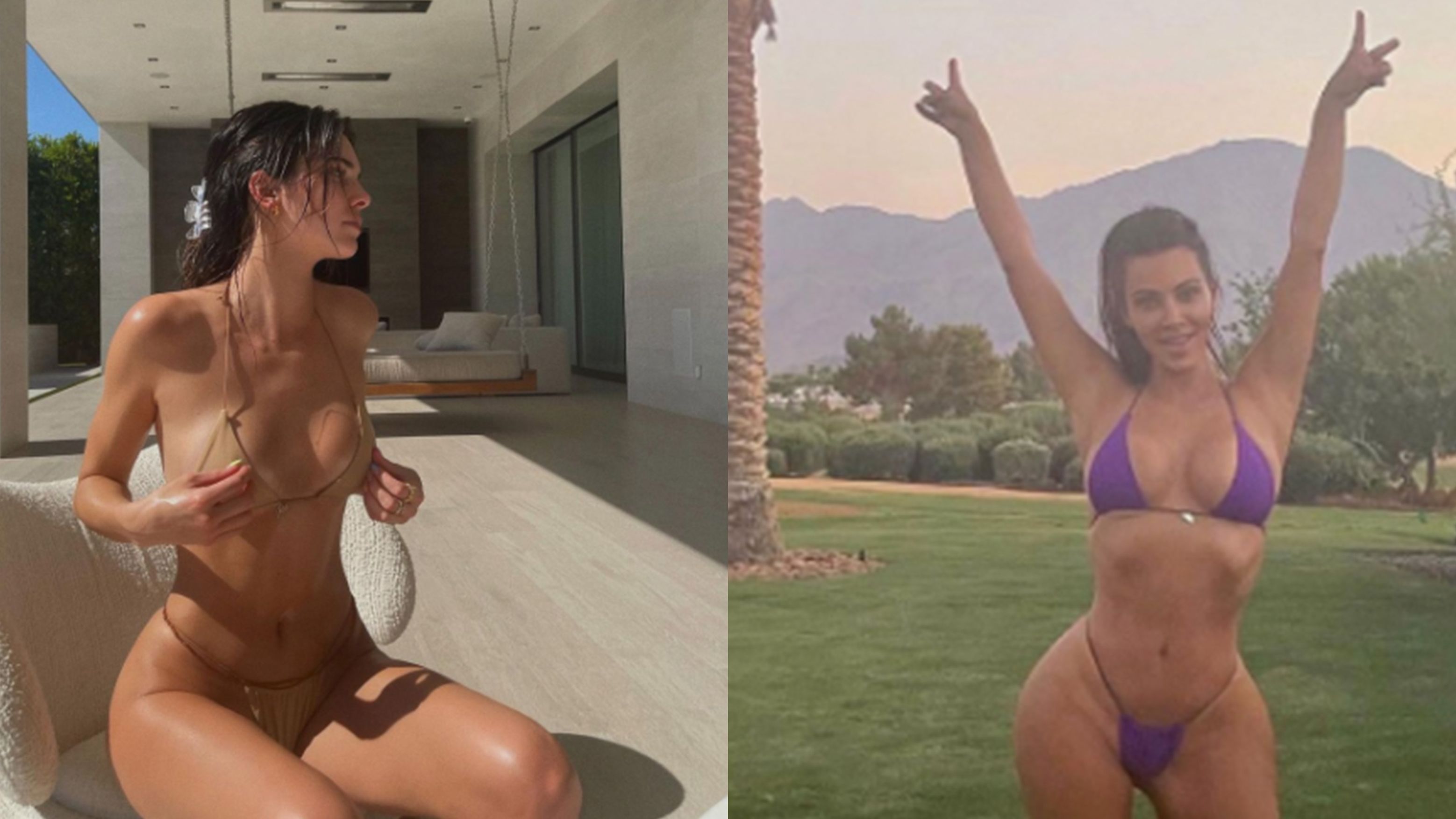 Kim Kardashian Ass Porn Captions - Kim Kardashian and Kendall Jenner's Favorite Affordable Bikini is Now on  Sale