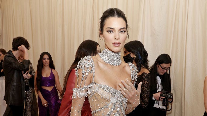 preview for Kendall Jenner in Givenchy at the Met Gala 2021