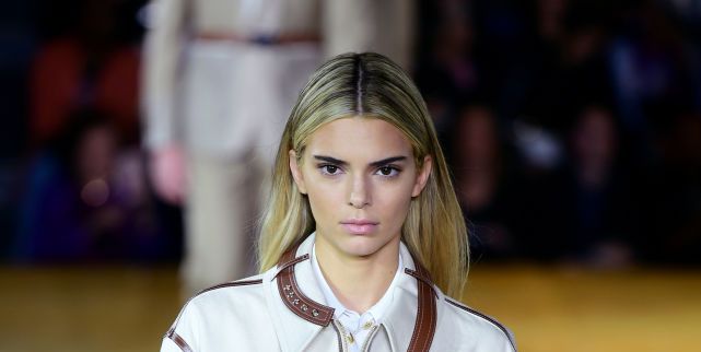 Kendall Jenner Has Blonde Hair at Burberry Fashion Show