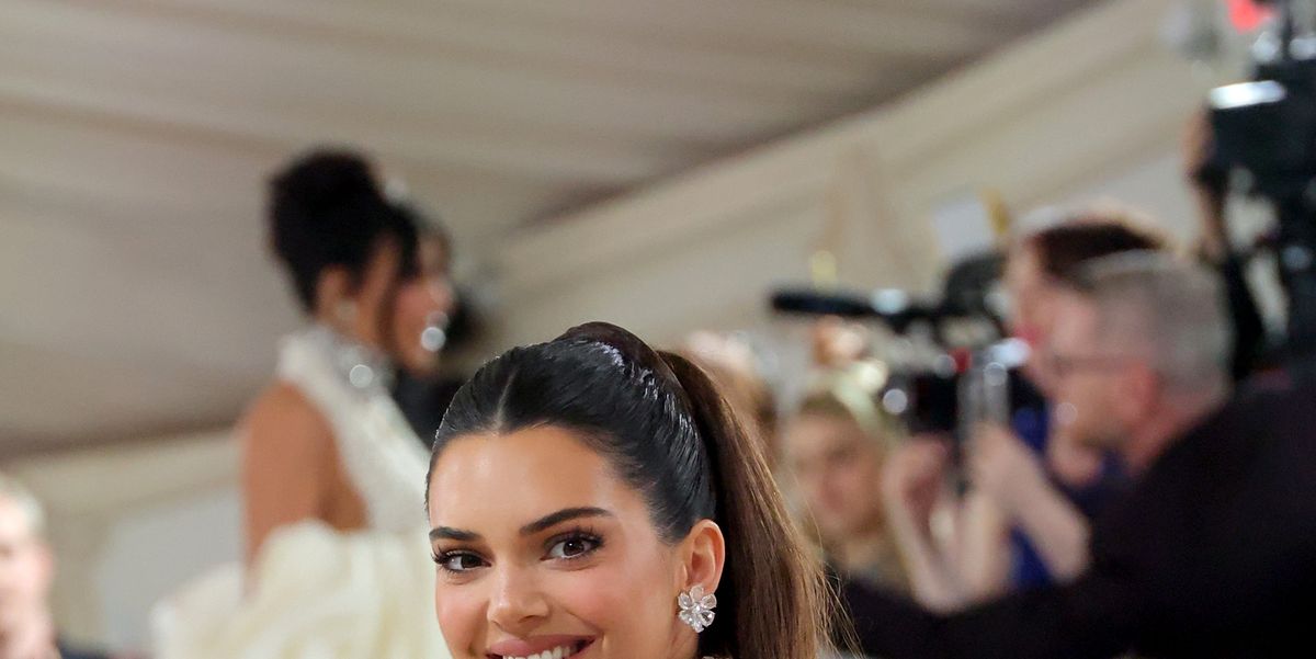 Kendall Jenner just wore a teeny tiny red one-shoulder bikini