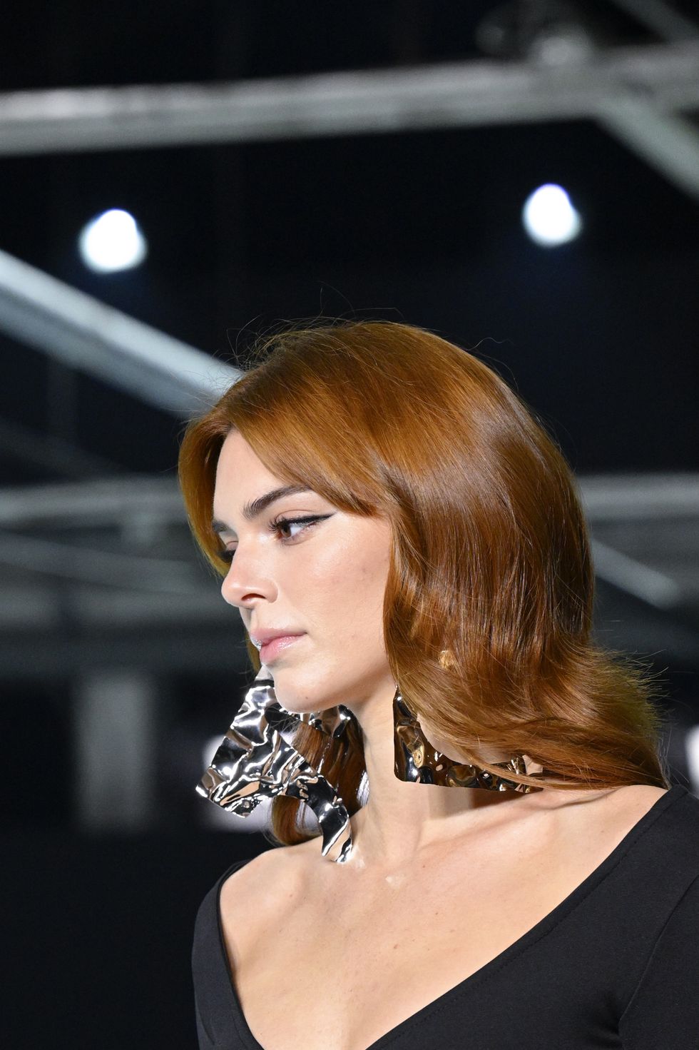Kendall Jenner debuts new red hair at Milan Fashion Week