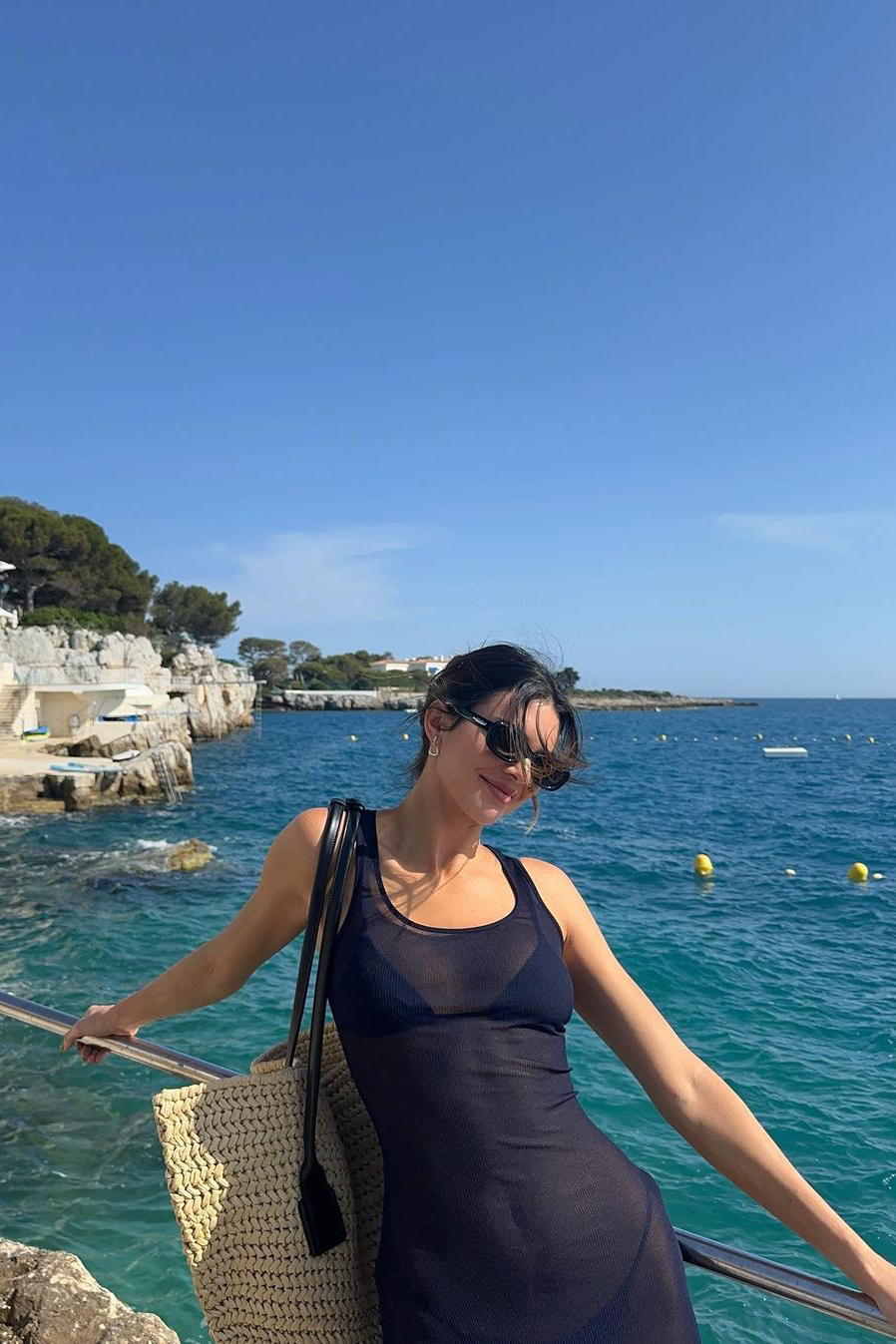 Kendall Jenner wears string bikini and see-through dress in France