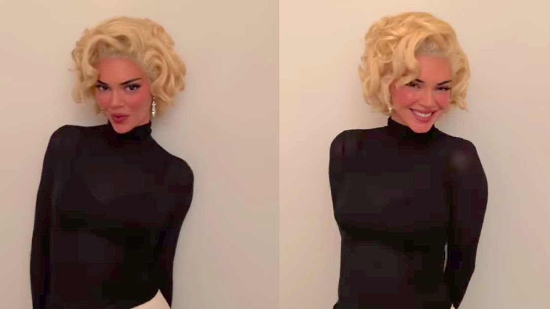 Kendall Jenner Was Marilyn Monroe For Halloween With the Perfect Hair Look
