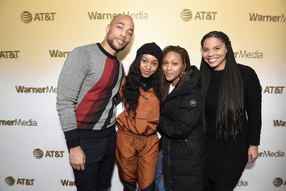 kendrick sampson, alexis chikaeze, nicole beharie and channing godfrey peoples at the sundance film festival 2020