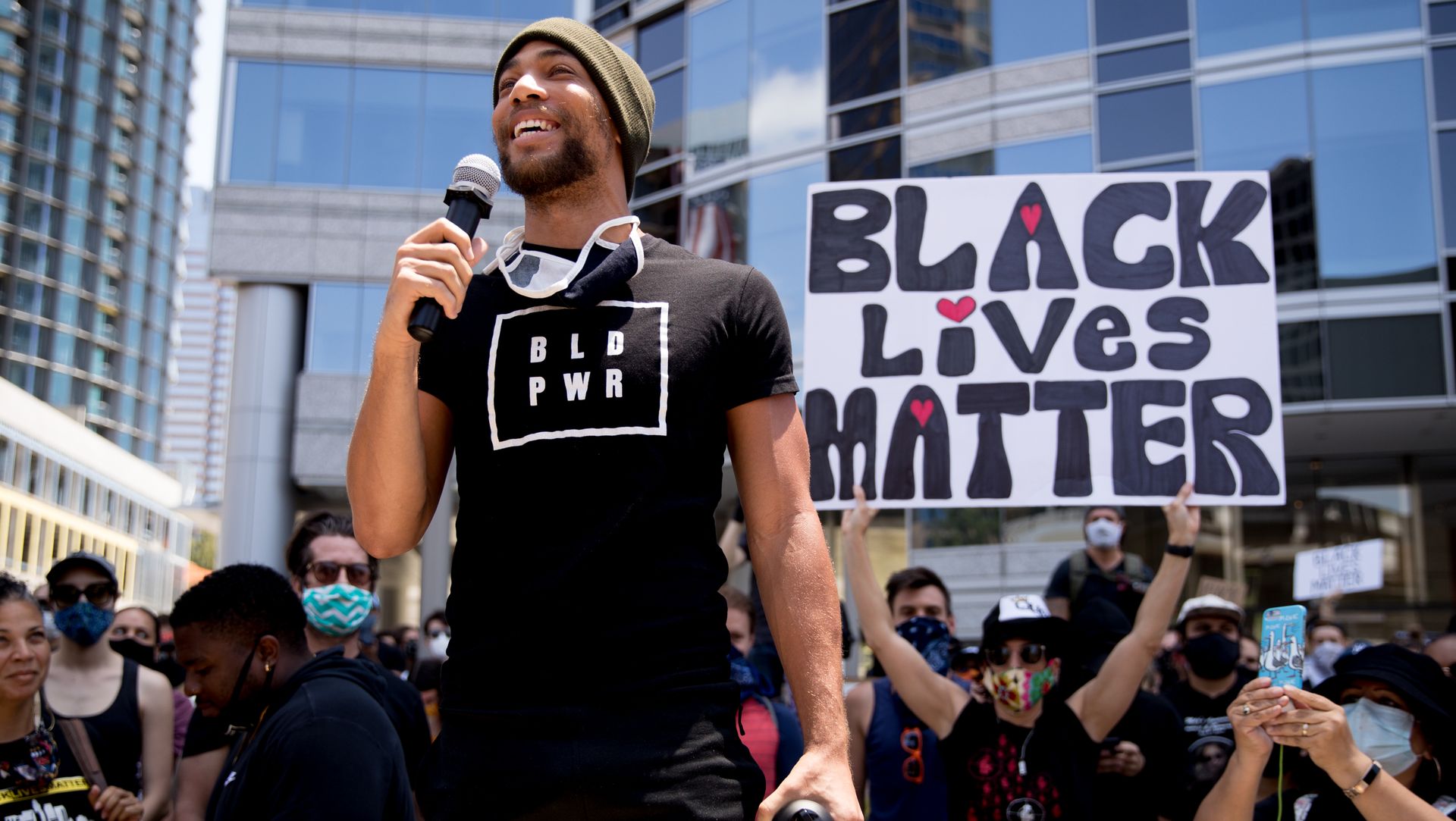 hollywood talent agencies march to support black lives matter protests