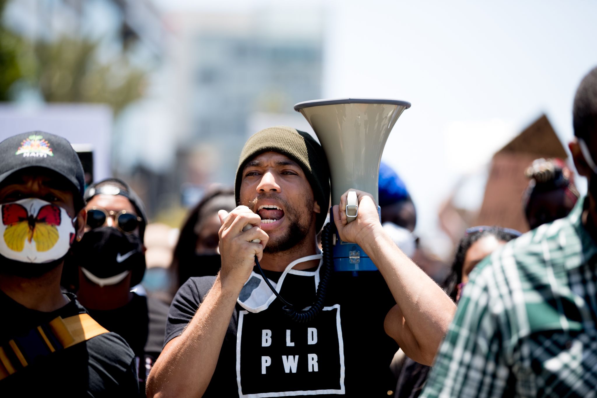 kendrick sampson hollywood protest