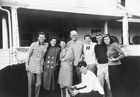 the kennedy family at thanksgiving in 1948
