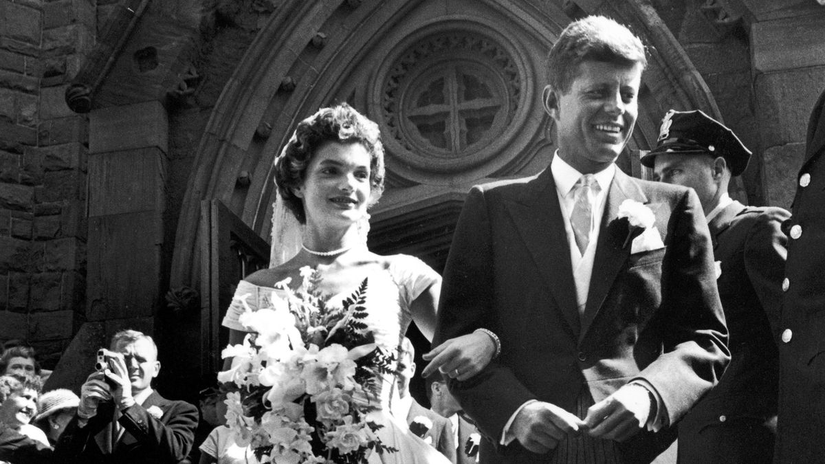 Jackie and John F Kennedy's Wedding, September 12 1953